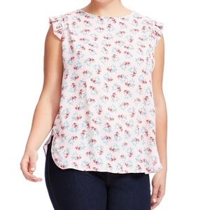 Loft Plus Floral Top - Size 16